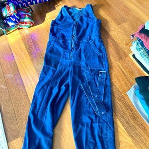 Designer Rachel Comey coveralls with jean belt